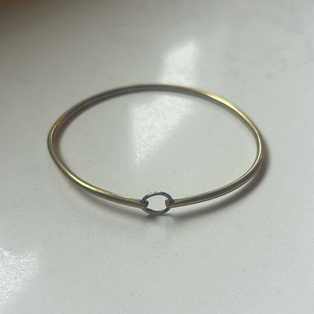 Seaworthy Indie Designer Circe simple circle bangle bracelet